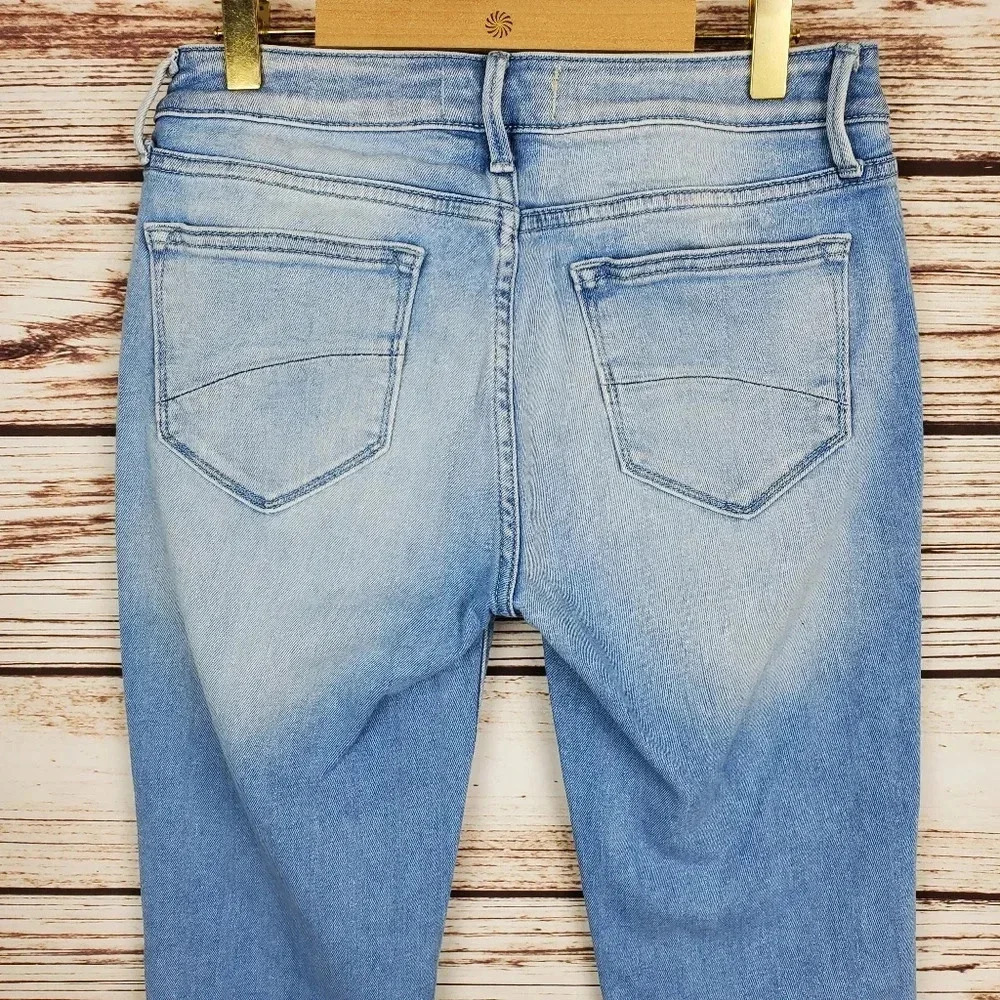 Driftwood Womens 26x25 Candace Cropped Raw Hem Denim Jeans - Picture 6 of 9